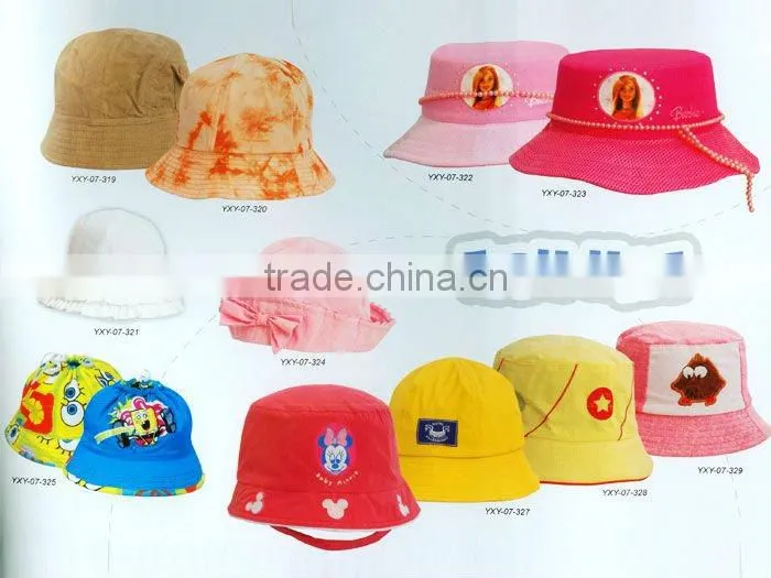 100% cotton khaki wholesale bucket hats