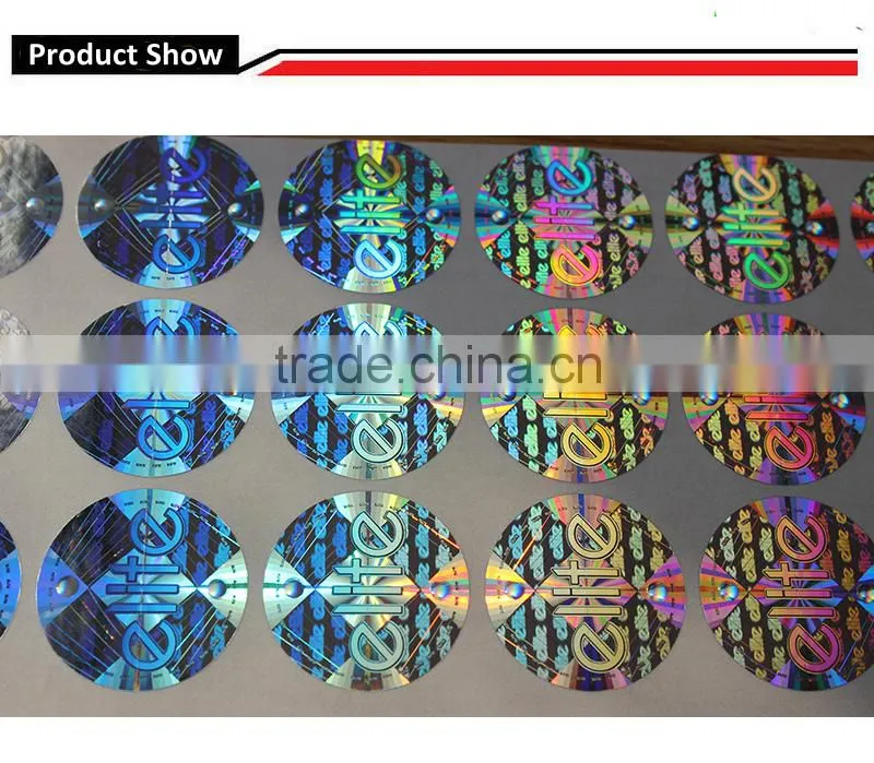 Tamper evident holographic label/Security Hologram VOID sticker