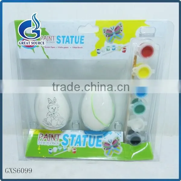 Cheap intelligent diy toy easter egg diy ceramic paint sets