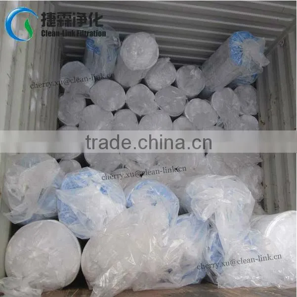 Clean-link ceiling filter media