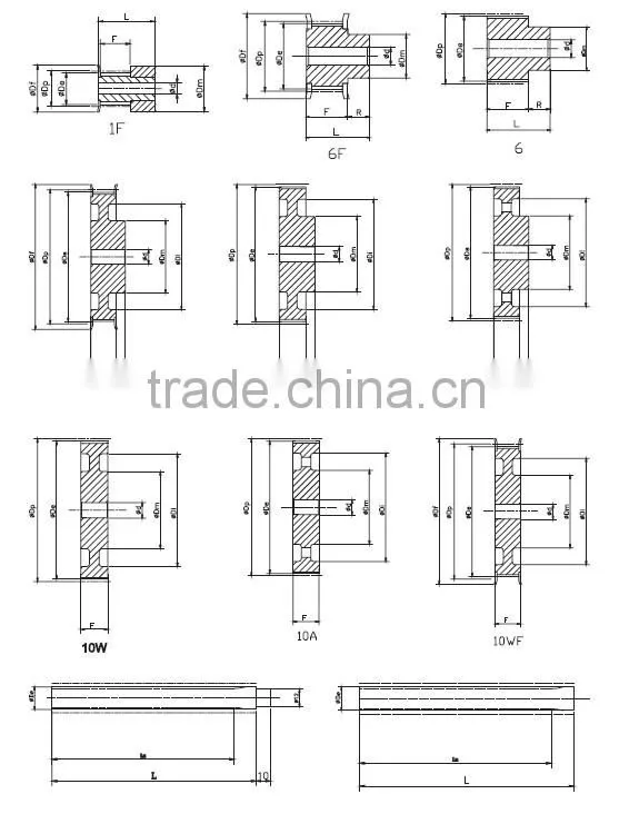 cheap taper lock pulley for DC motor