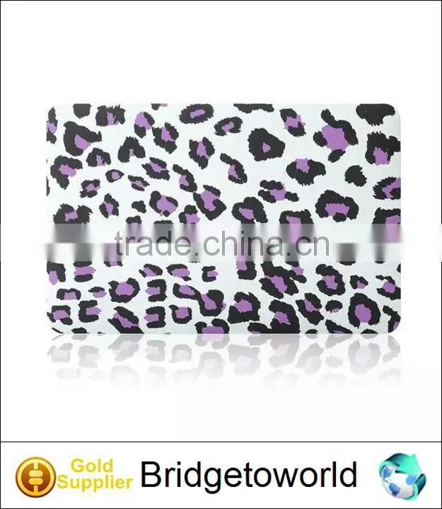 For Macbook Leopard Printed Case, Water Transfer Leopard Printed Cover for Macbook Air Pro Retina
