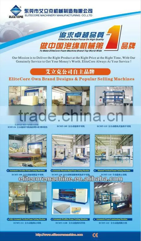 2014 News!Plastic profile foam cutting machine/foam machine