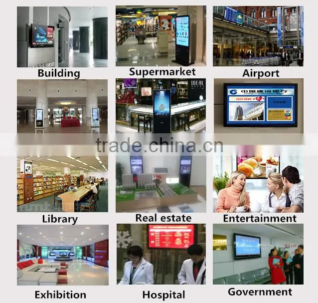 TFT Type and Indoor Application waterproof touch screen kiosk