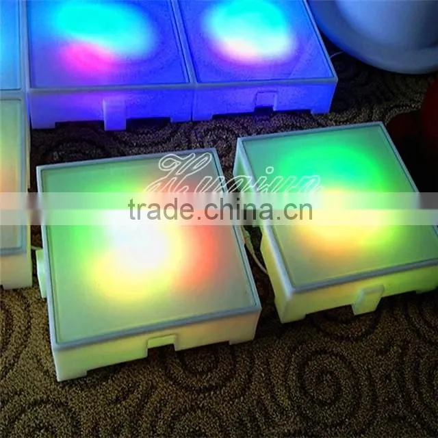 Outdoor waterproof IP65 floor tile, RGB led brick light