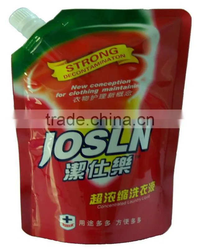 High quality standing pouch with spout