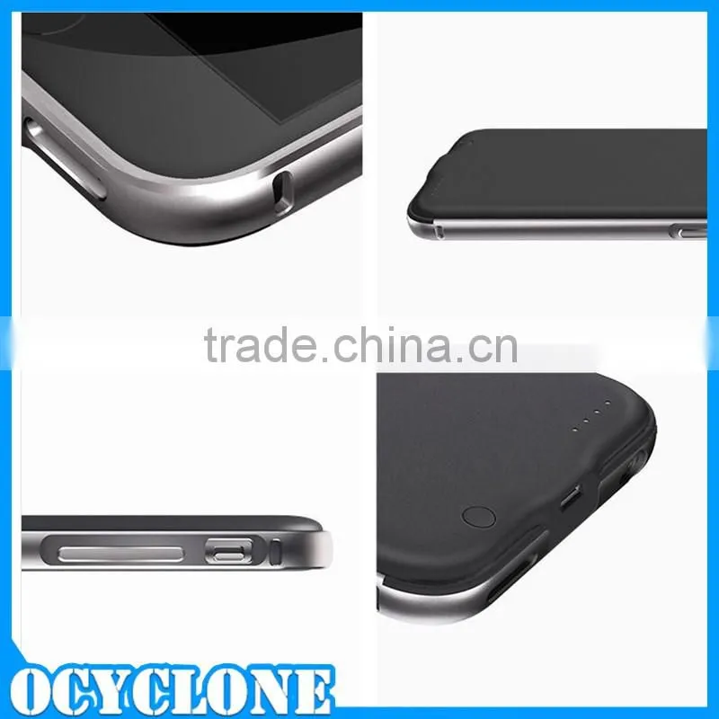Battery replacement back cover case for iphone 6 charging backup case