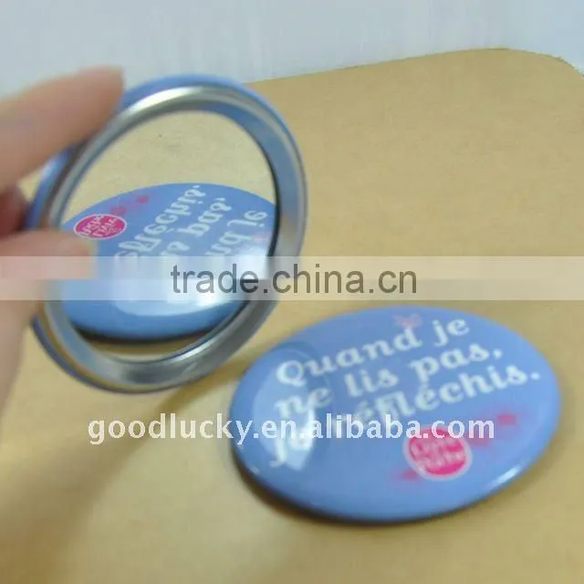 2013 Made in china promotion gift smile mirror keychain