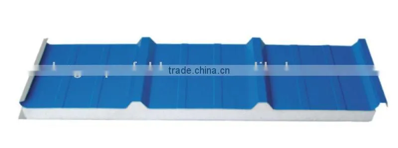 Low Cost EPS insulated Steel sandwich panel, steel roof panel
