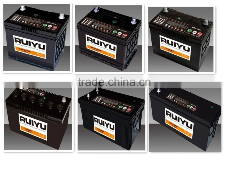 Hi compelte N60 12V 60AH Maintenance free calcium battery