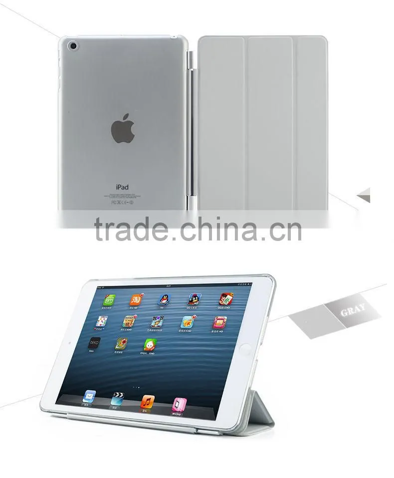 Slim Magnetic PU Leather Stand Smart Cover Back Case For ipad3/4/5/6/mini/mini2 /mini 3