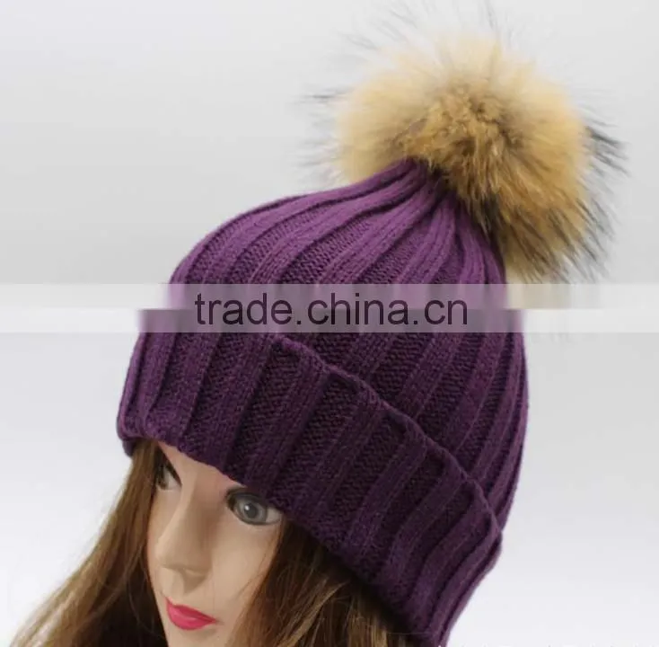 Popular fashion women winter hat woolen hat