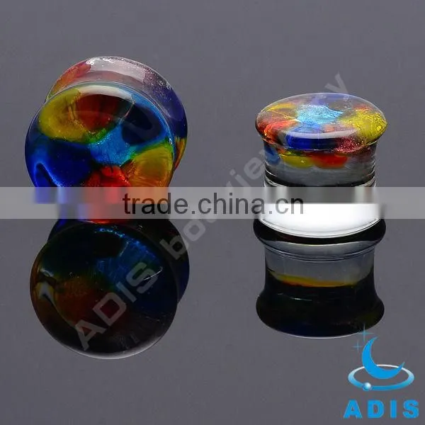 ADIS Wholesale Fashion Glass Ear Plug Ear Gauge
