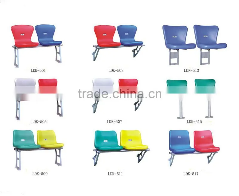 Plastic football soccer stadium seat