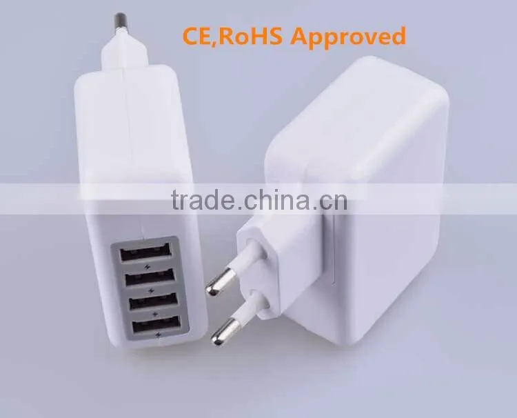 Factory Wholesale Price UL LISTED Best Quality 4 Port USB Wall Charger