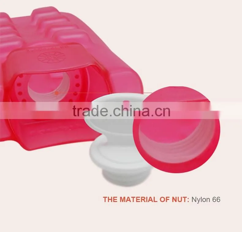 350ml PVC hot water bottle/hot water bag with BS Standard