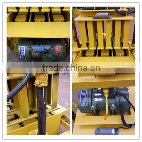 QMR2-45 mobile brick making machine concrete hollow block molding machine for small scale business