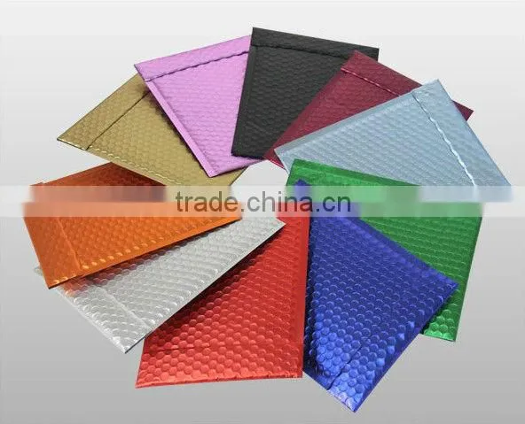 Matt Aluminum foil Bubble Mailer with Self-adhesive