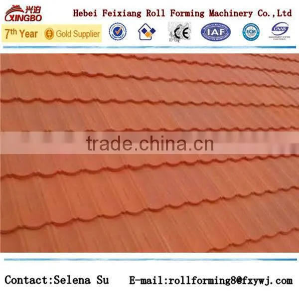 colorful stone coated roofing making production line