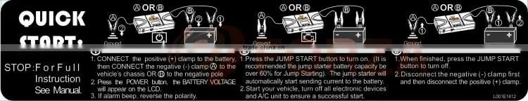lithium ion battery 12v power bank for car jump starter booster pack 12v