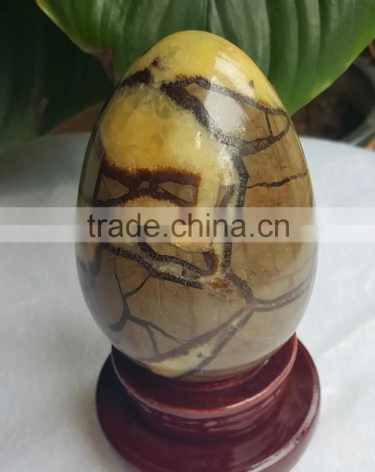 1.1KG Natural Septarian Dragon Crystal Stone Eggs