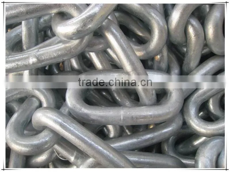 galvanized welded lifting chain link for shipment