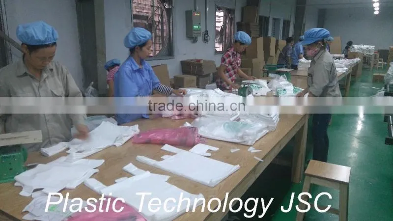 HDPE T-SHIRT PLASTIC BAG/VEST CARRIER PLASTIC BAG