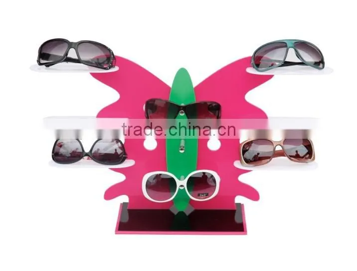 High quality OEM colorful acrylic eyewear glasses display stand