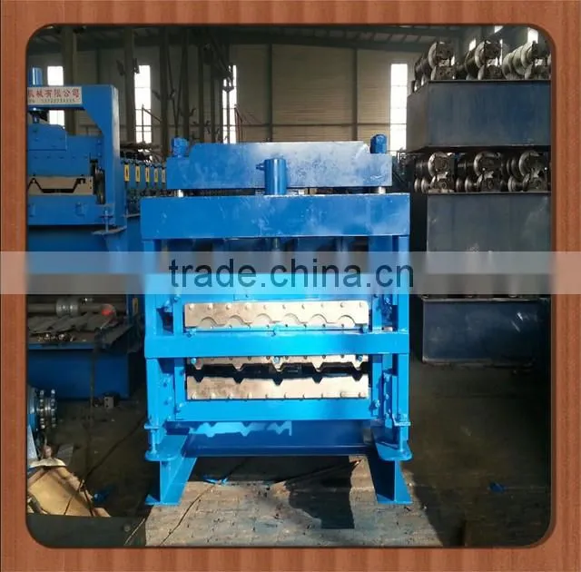 Glazed Tile and IBR Sheet Double-layer Roll Forming Machine