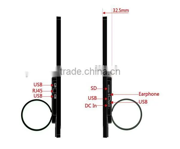 LED backlight 27inch tablet pc stand,big screen tablet pc