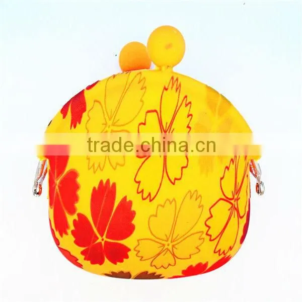 Candy colors silicone waterproof bag/silicone purse and bag/silicone make up bag