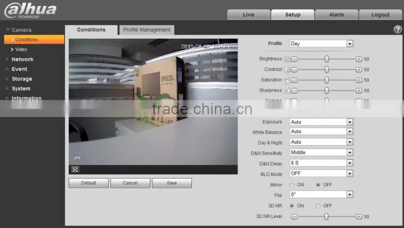 2016 Dahua IPC-HDBW4300R-Z 2.8mm ~12mm varifocal motorized lens network camera 3MP IR ip camera POE cctv camera