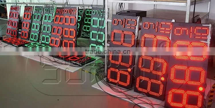 France Led digital motorcycle race sign /LED racing bicycle display board/Led automobile race digital display board