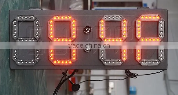 Australia 20 inch 4 digits outdoor led clock /time/date /temperature sign