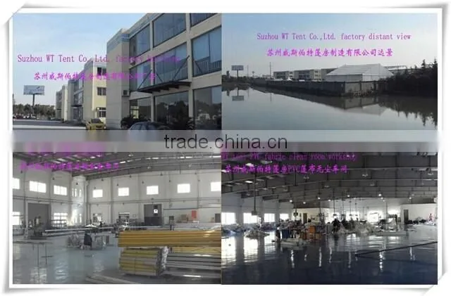 Outdoor strong aluminum frame clear span warehouse tents