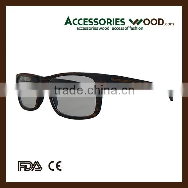 Quality square opticals wooden glasses for student