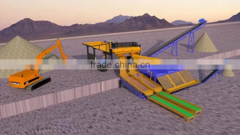Gulch Gold machine with vehicle