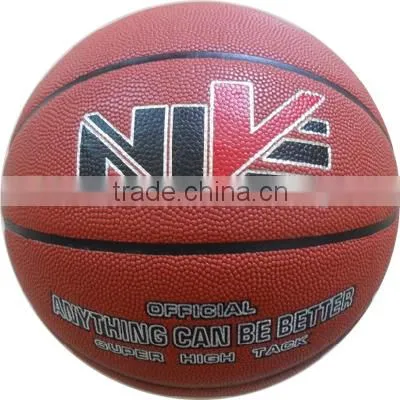 Competition PU engraved basketball