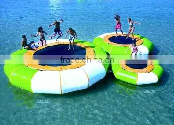 inflatable sea trampoline inflatable water trampoline lake inflatable trampoline