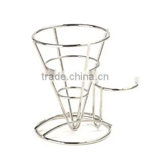 IGKB-SS06 stainless steel fry cone basket