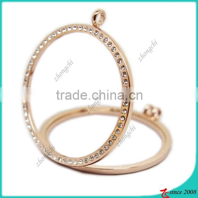 60MM*55MM Zinc Alloy Gold Changeable DIY Coin Locket