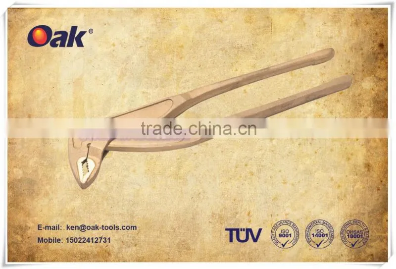 sparkless Beryllium Copper 10 INCH Twin slip-joint water pump pliers high quality supplier