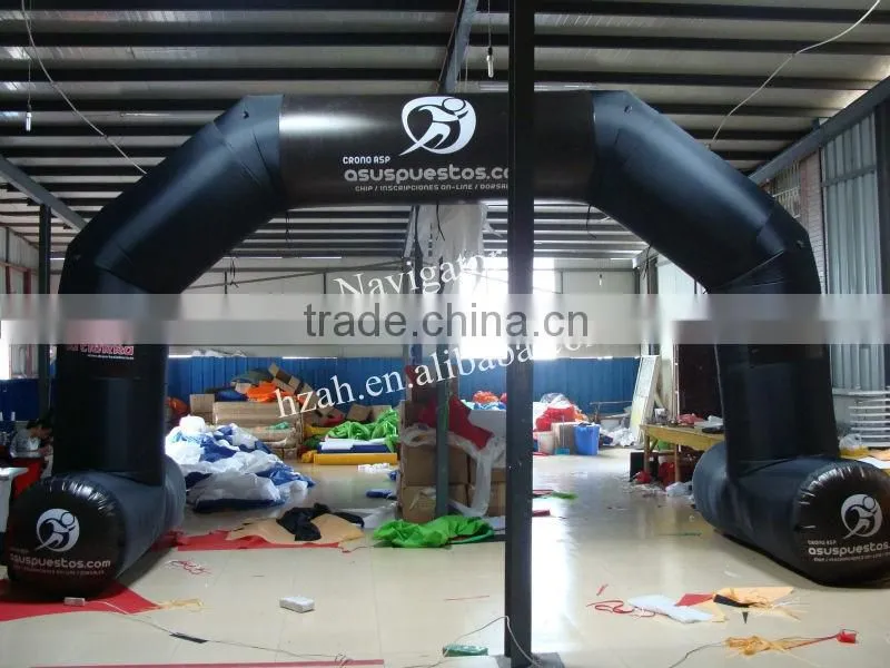 Black Inflatable Arch Door/Inflatable Archway for Rental