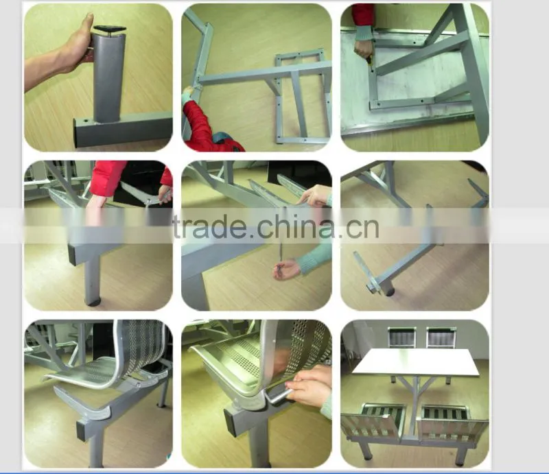 School Dining Hall Furniture/School Furniture/School Dining Table and Chairs(WL300-001)