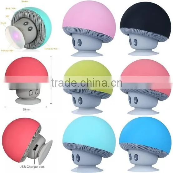 Xmas Gifts Mushroom Bluetooth mini speaker / phone holder bluetooth speaker / Handsfree Stand Holder speaker