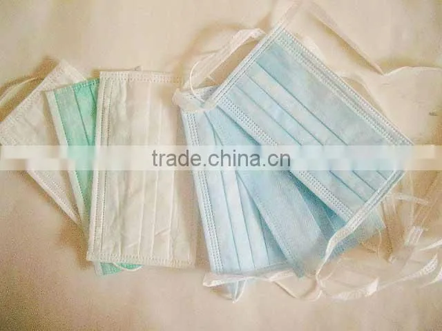 Non-woven disposable dust 3 ply surgical face mask