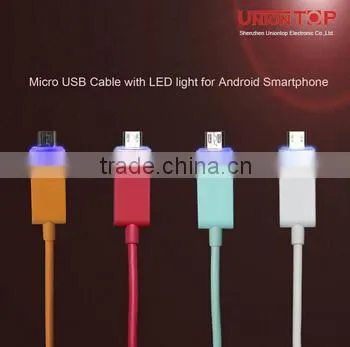long length usb data charger cable 2 in 1 usb to red white yellow cable for mobile
