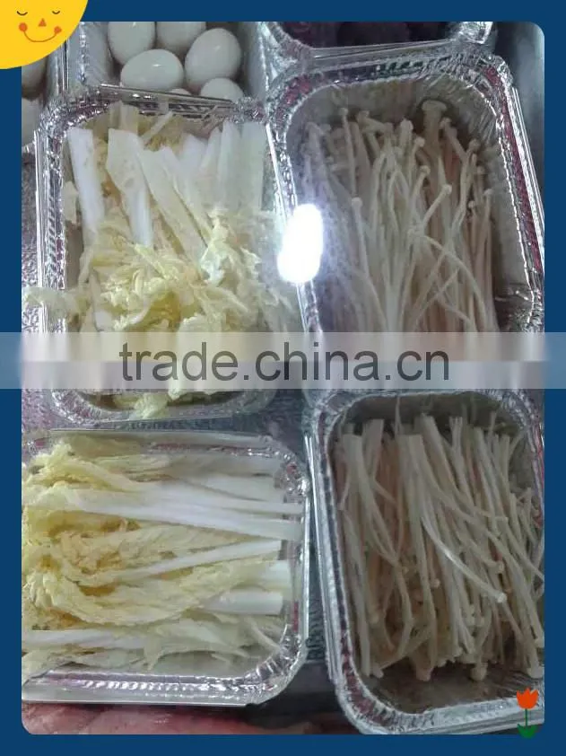 Small rectangle aluminium foil food container price