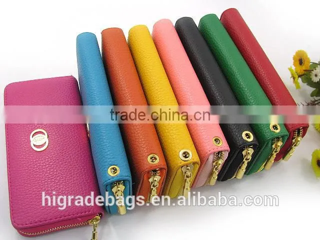 Fashion lady cheap leather wallet