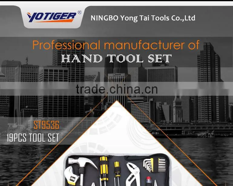 19Pcs Hand Tools Names Combined Tools Sets